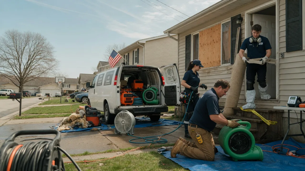 Water Damage Restoration in Sedalia, KY near me